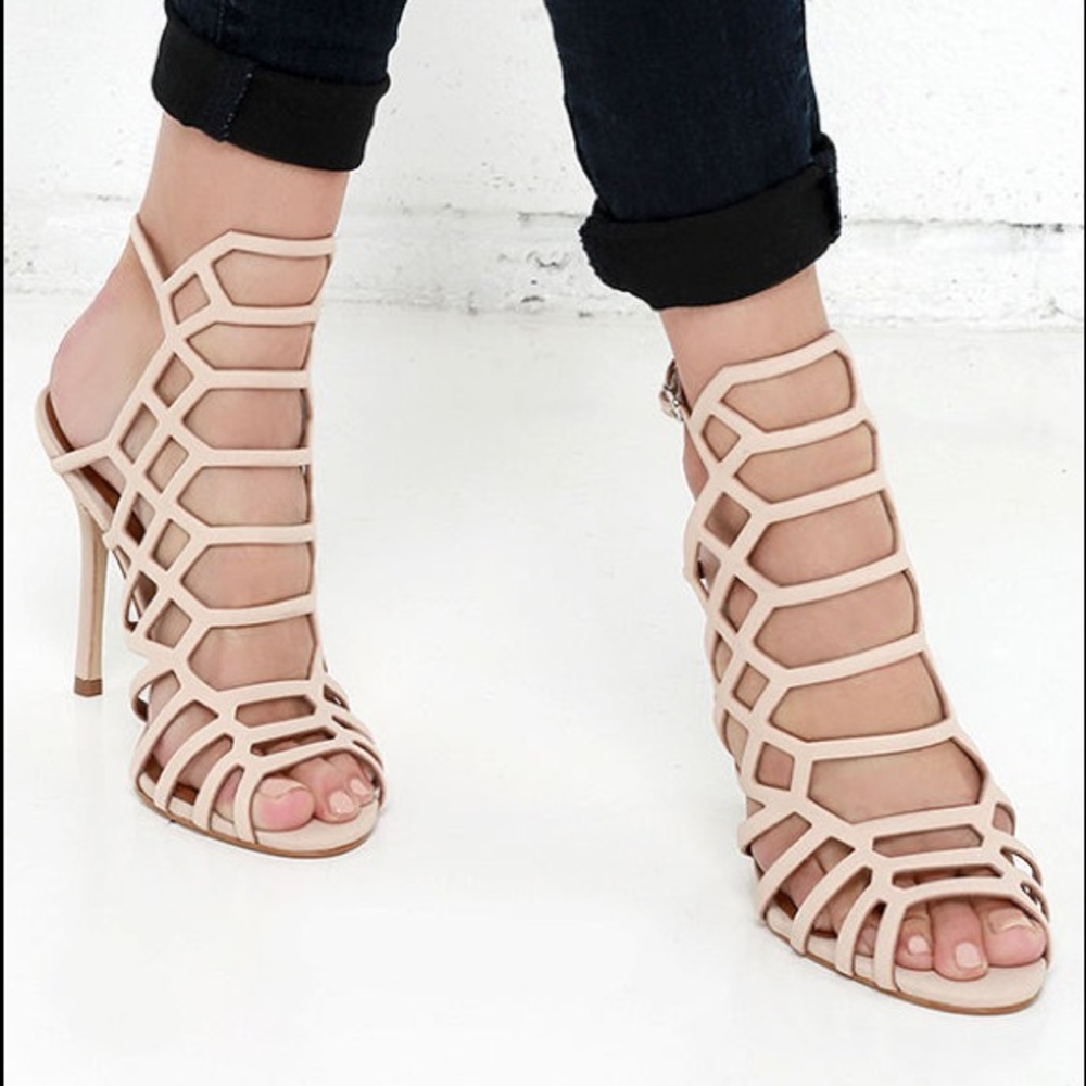 Steve Madden Blush High-Heeled Sandals